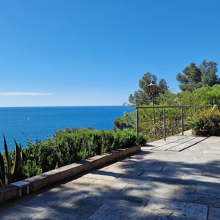 Appartamento In Villa Mimosa Cervo Bagian luar foto