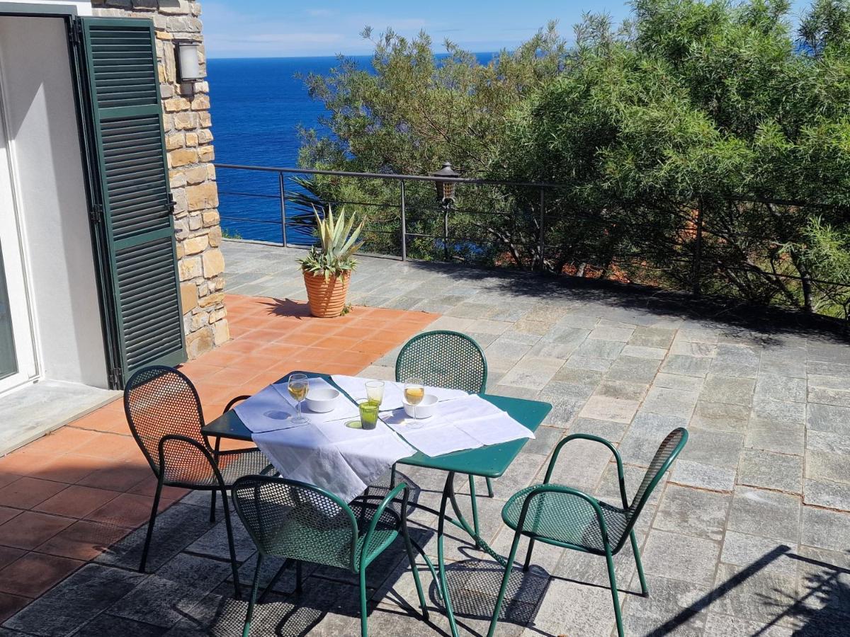 Appartamento In Villa Mimosa Cervo Bagian luar foto