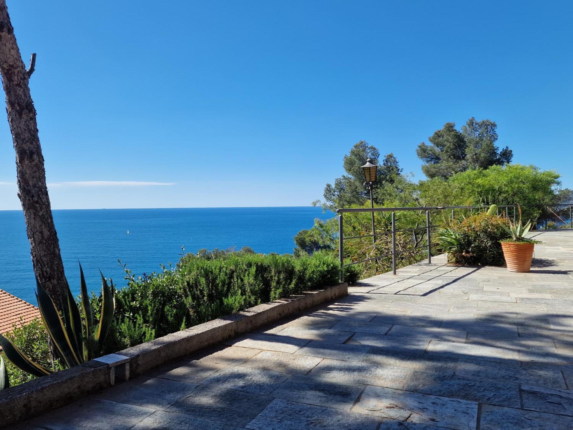 Appartamento In Villa Mimosa Cervo Bagian luar foto